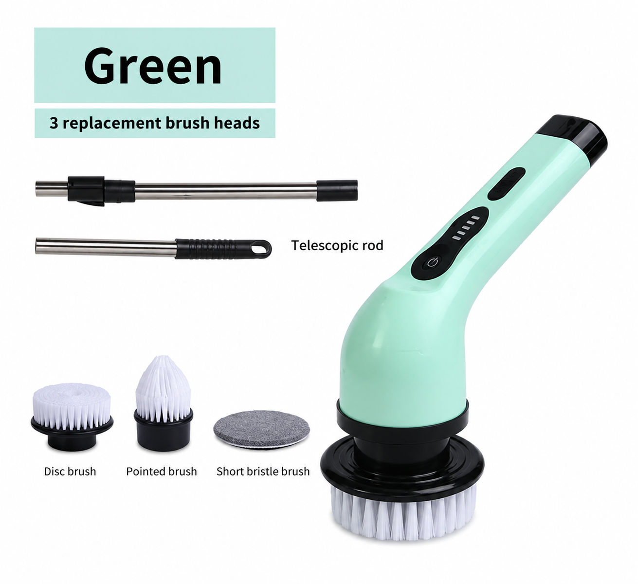 CleanSpin™ Wireless Multifunction Cleaning Brush