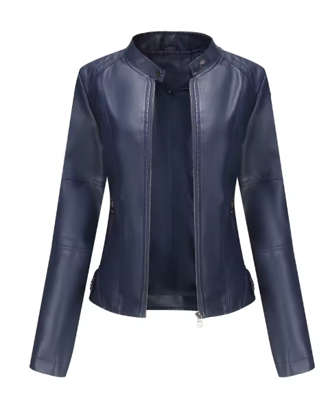 UrbanMuse slim fit leather jacket – product photo 7