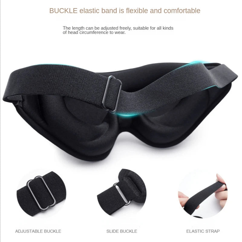 3D memory foam sleeping eye mask – product photo 5