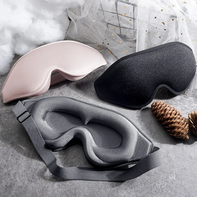 3D memory foam sleeping eye mask – product photo 1