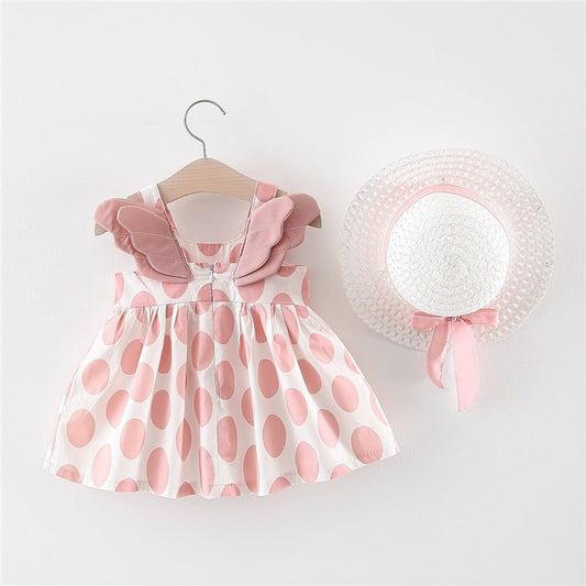 WingDot girls' summer princess beach dress – product photo 1