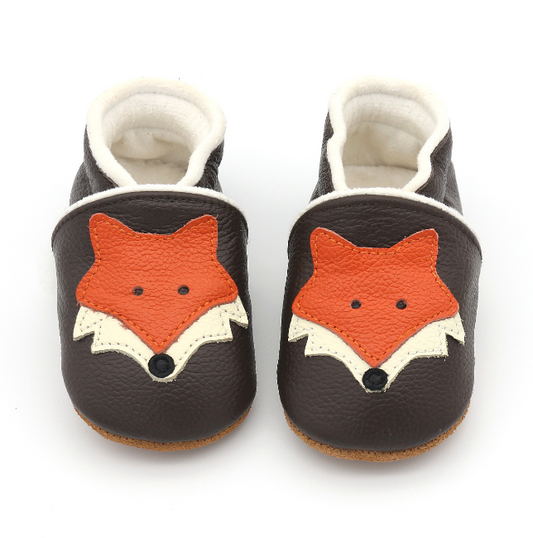 FoxStep soft sole leather baby shoes – product photo 1