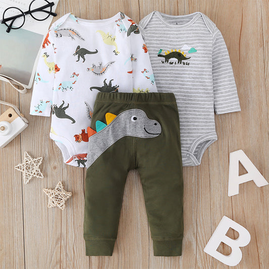 PrintBud 3-piece baby romper suit – product photo 1