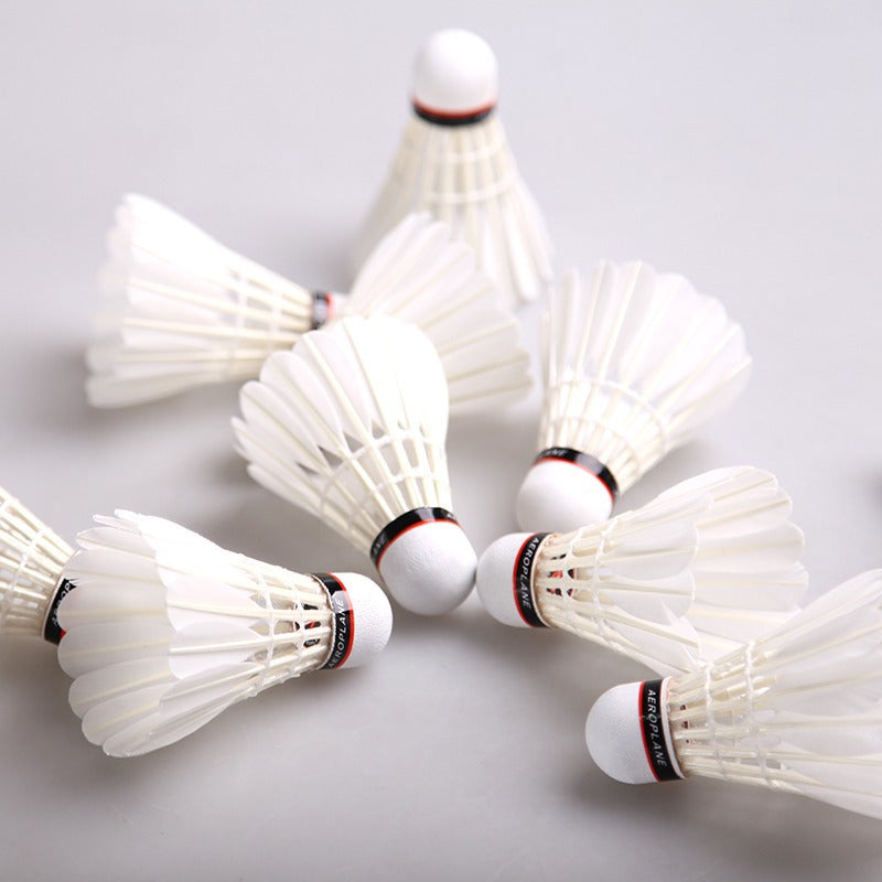 AeroFlight goose feather shuttlecocks 12-pack – product photo 2