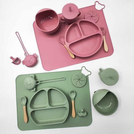 LittleFeed baby silicone feeding set – product photo 1