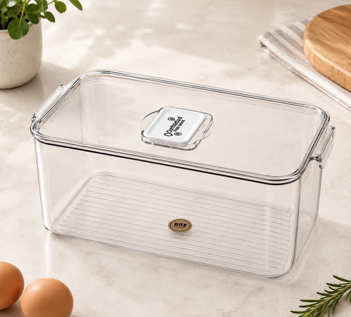 FreshKeep refrigerator food storage box – product photo 1