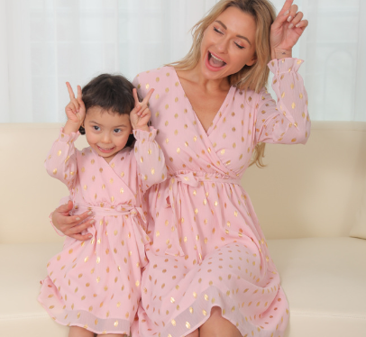 TwinBlooms™ Mother & Daughter Matching Sling Dress03.png