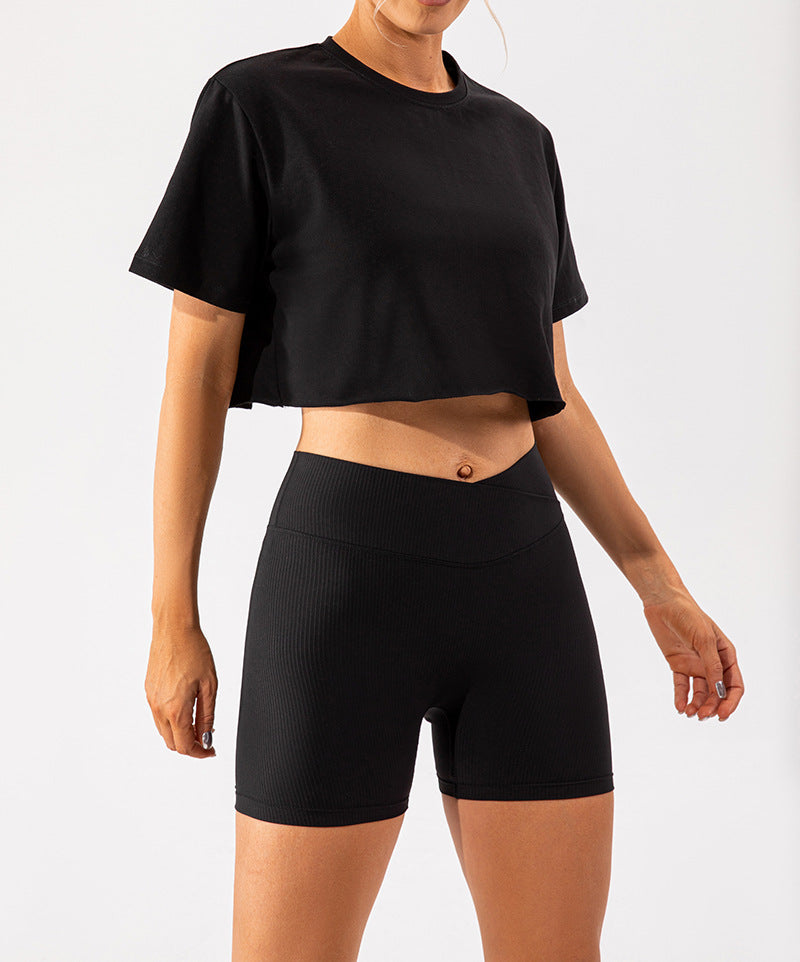 ChicFlow™ Women's Two-Piece Crop Top & Wide Leg Pants Set