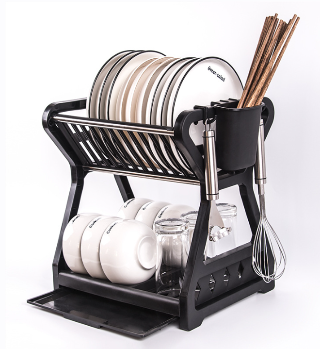 NestStack™ Drainage Bowl & Dish Rack
