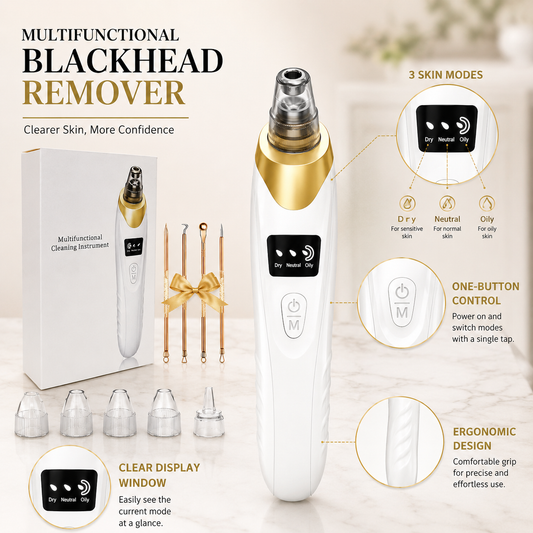 PoreClear electric blackhead remover vacuum – product photo 4