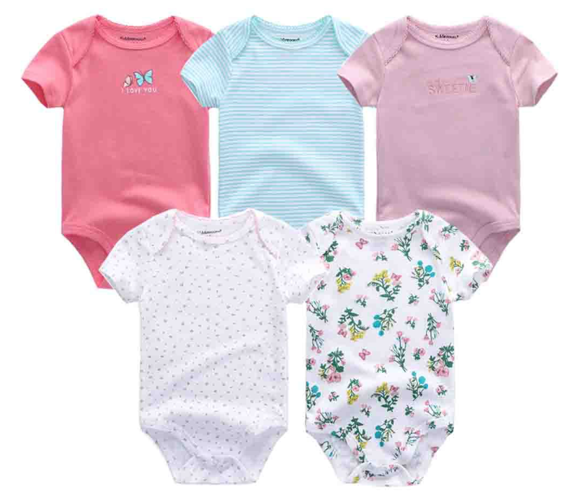 BundleBud™ 5-Piece Baby Bodysuit Gift Set