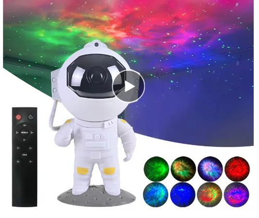 CosmoCast astronaut galaxy projector night light – product photo 1