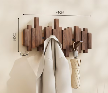 MelodyWood foldable coat hanger – product photo 1