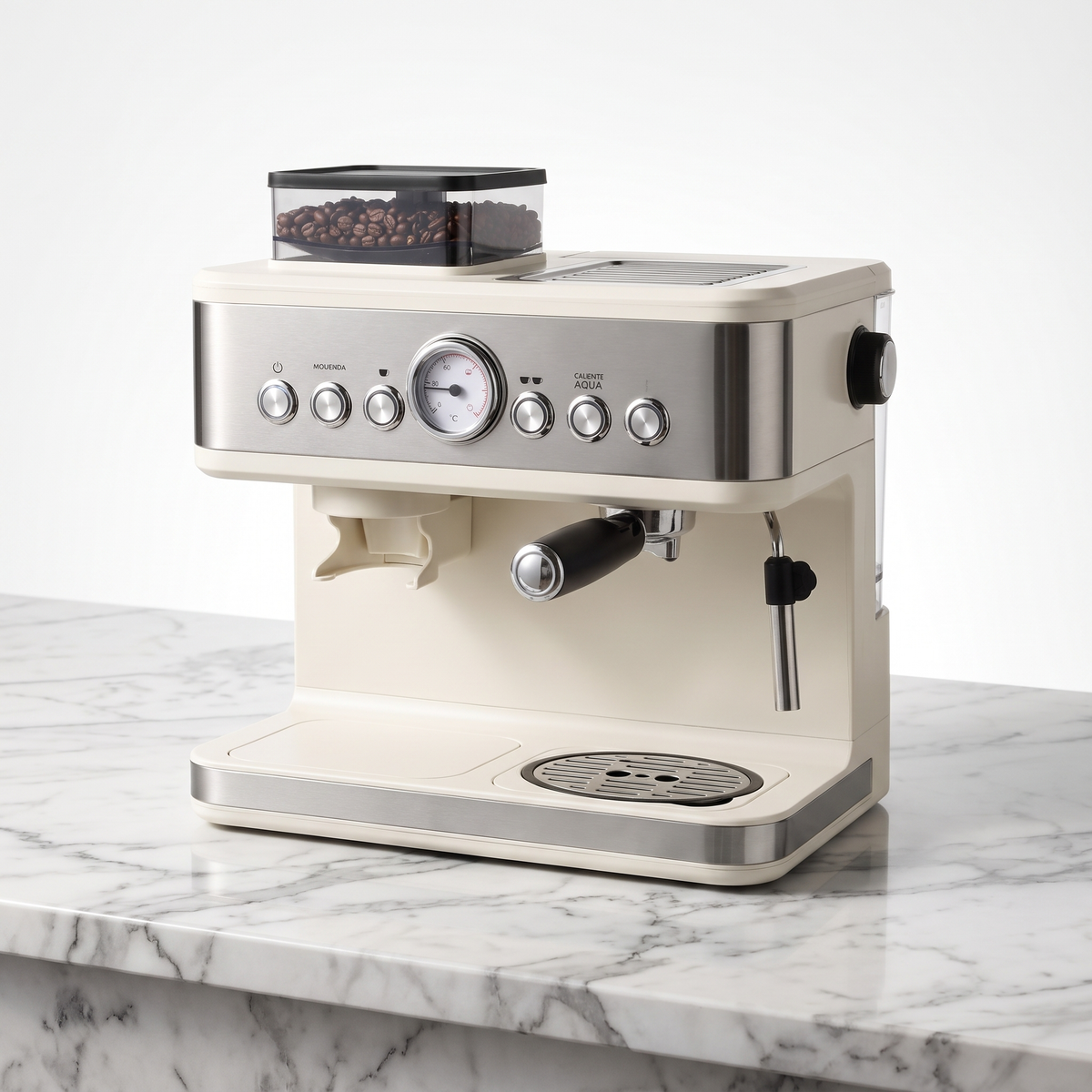 GrindMaestro espresso machine with built-in grinder – product photo 6