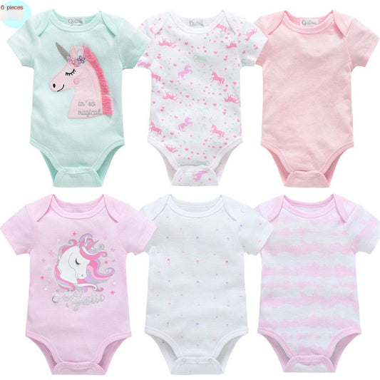 TinyUnicorn 6-piece baby onesie gift set – product photo 1