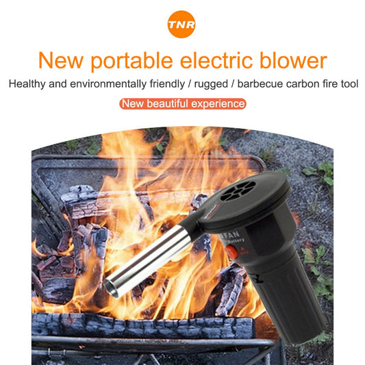 FlameBoost portable BBQ air blower – product photo 1