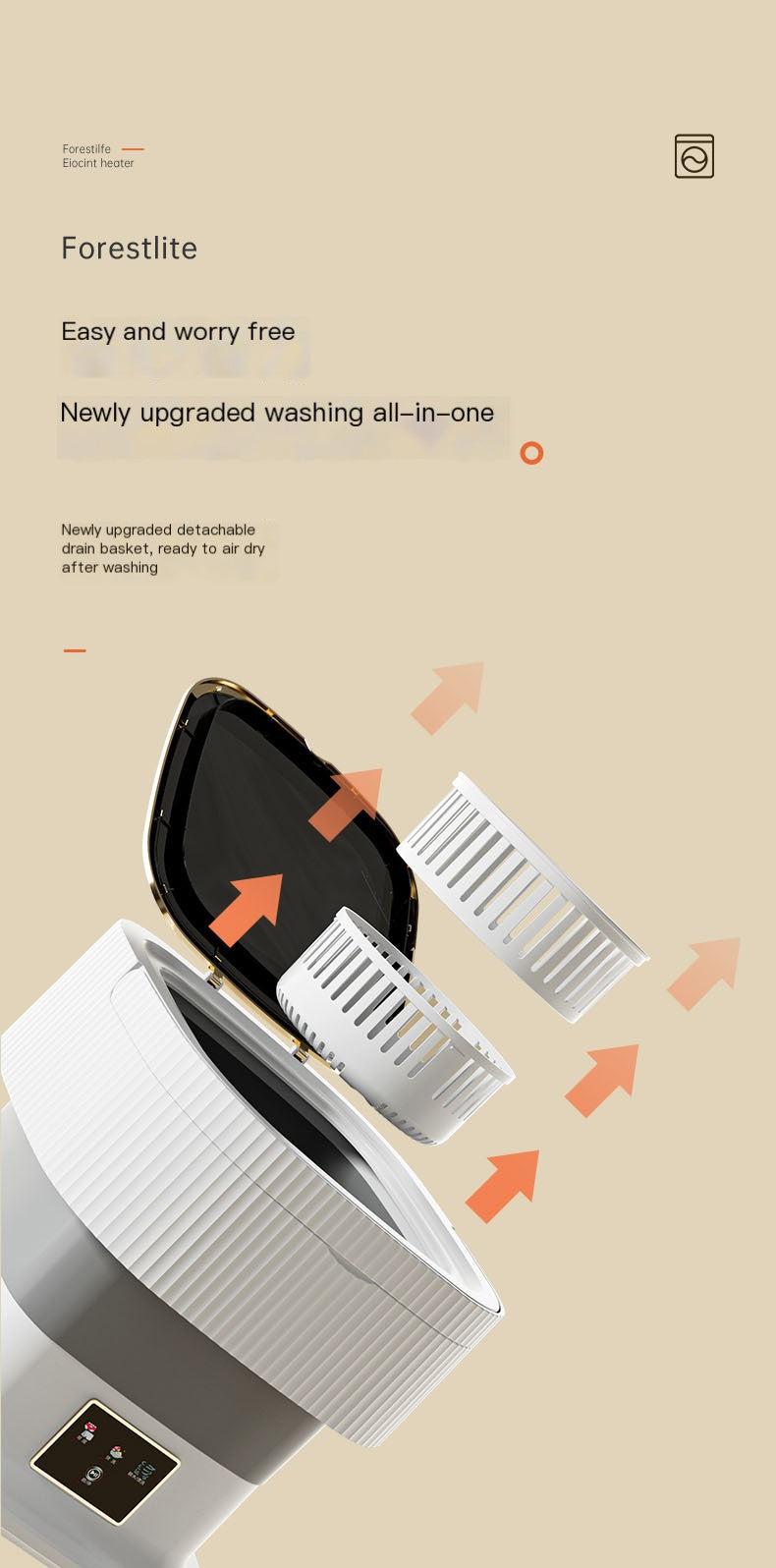 FoldWash portable foldable washing machine – product photo 7