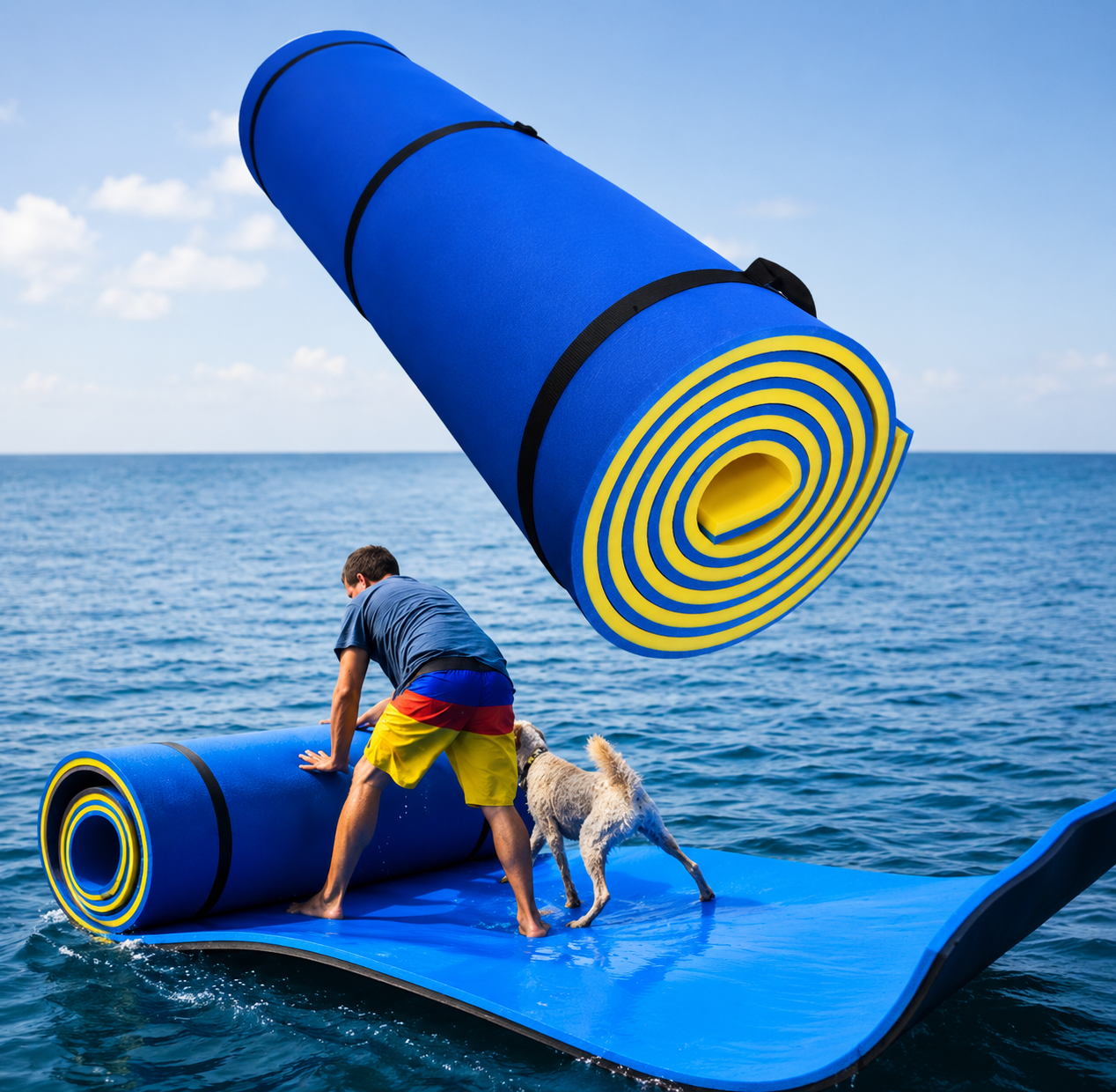 AquaFloat XPE foam swim and play float mat – product photo 6