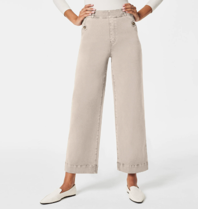 Relaxed Straight-Leg Cropped Denim