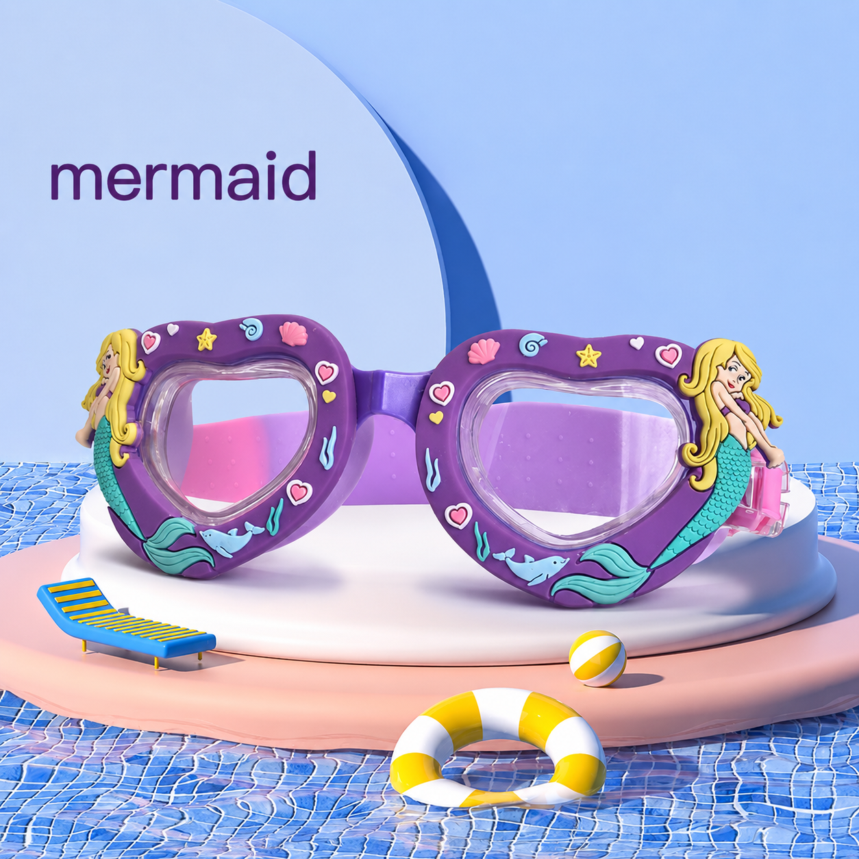 SplashPals™ Kids Cartoon Swimming Goggles