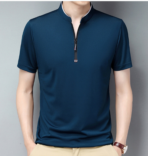 Men's business casual polo shirt – product photo 3
