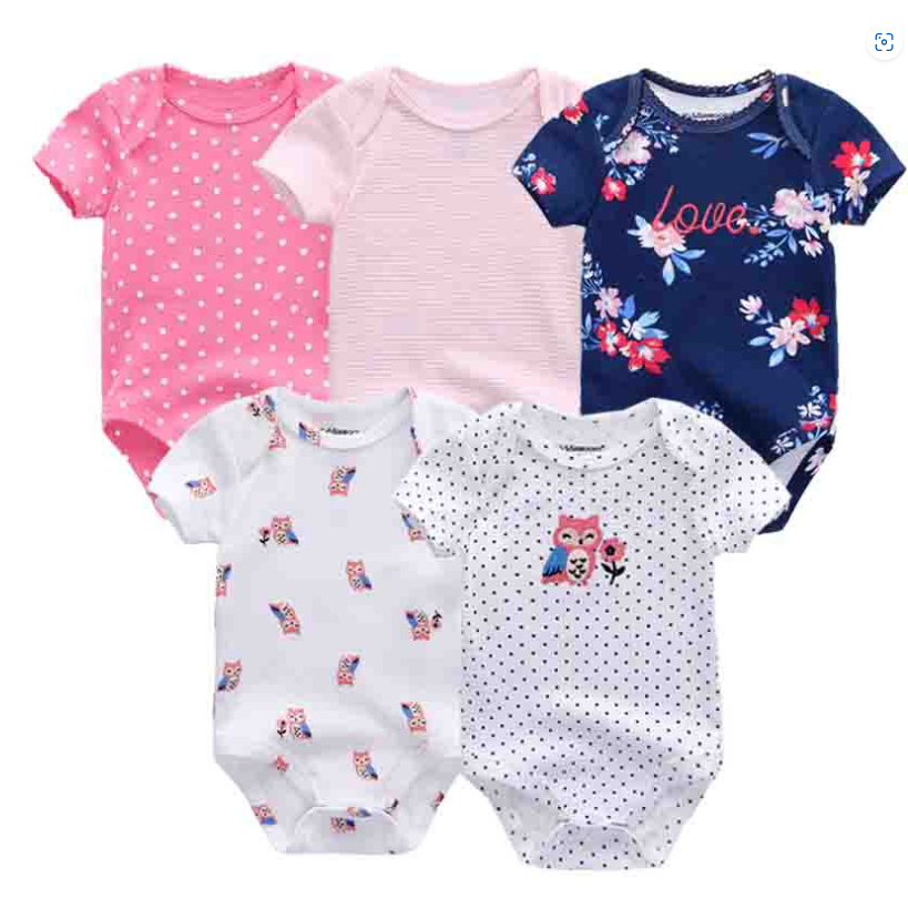 BundleBud™ 5-Piece Baby Bodysuit Gift Set