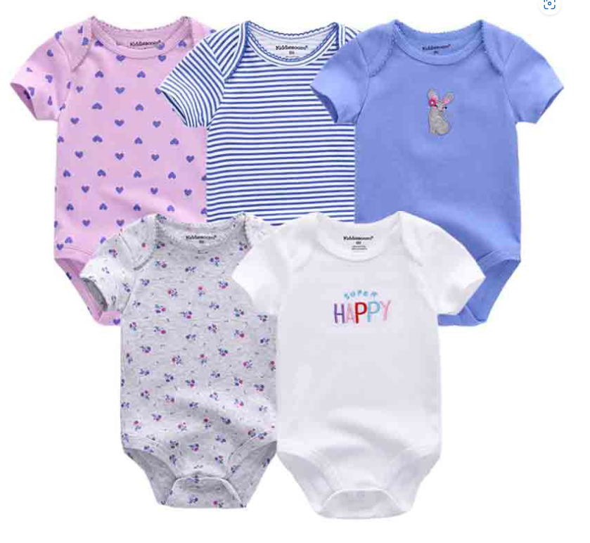 BundleBud™ 5-Piece Baby Bodysuit Gift Set