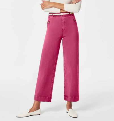 Relaxed Straight-Leg Cropped Denim