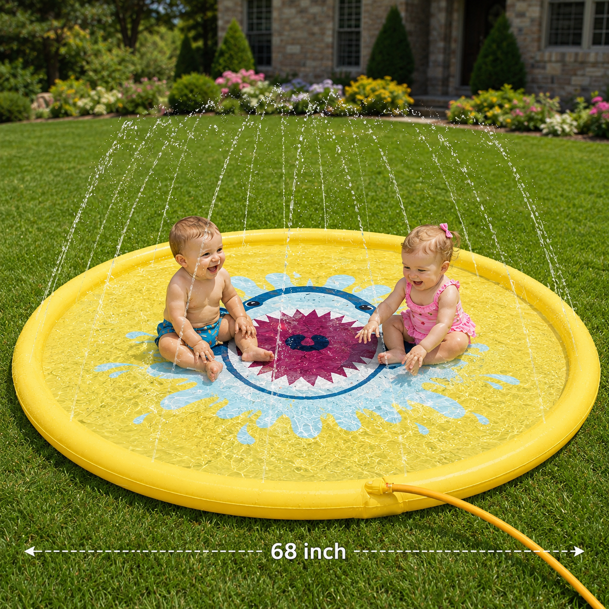 Summer Shark splash pad – product photo 7