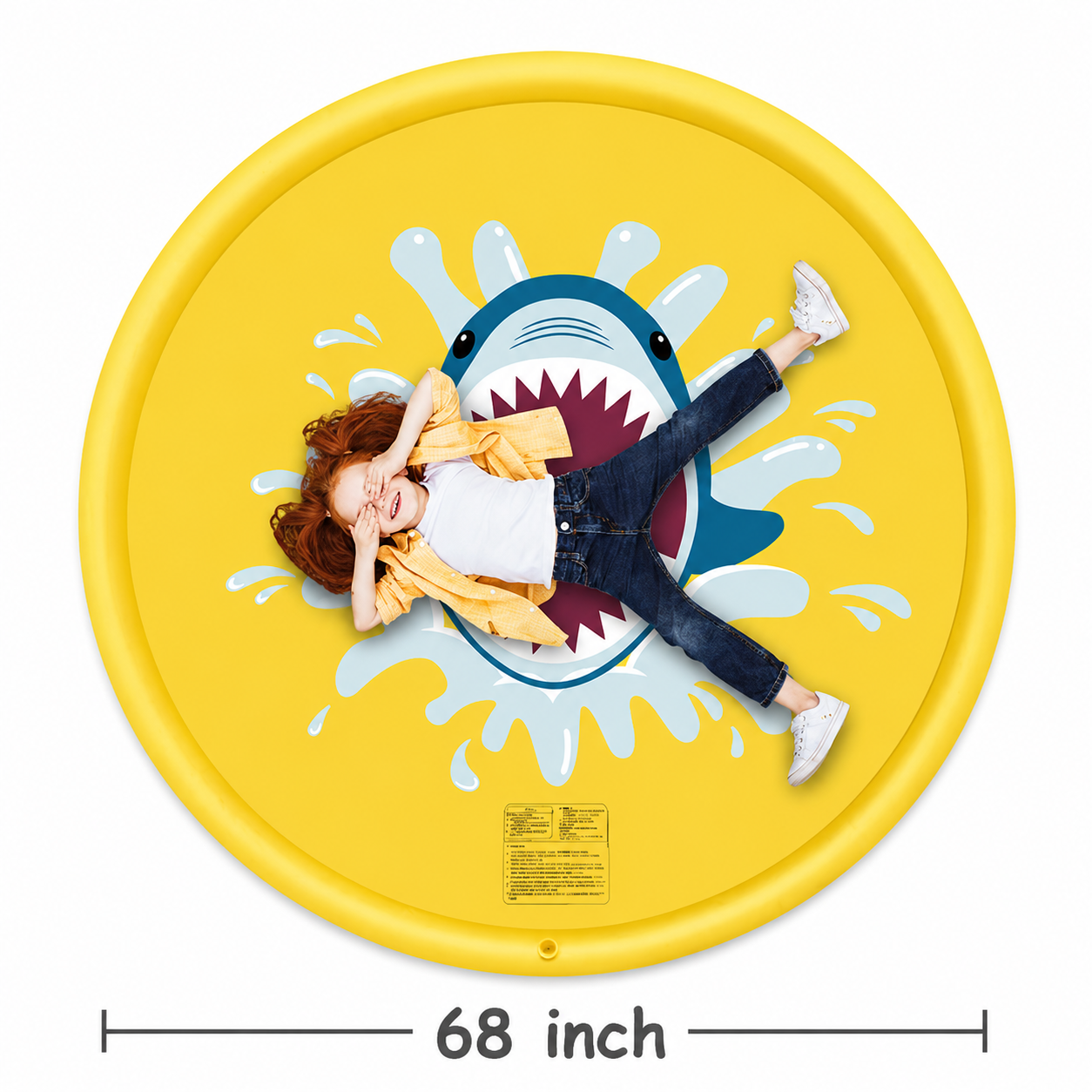 Summer Shark splash pad – product photo 8