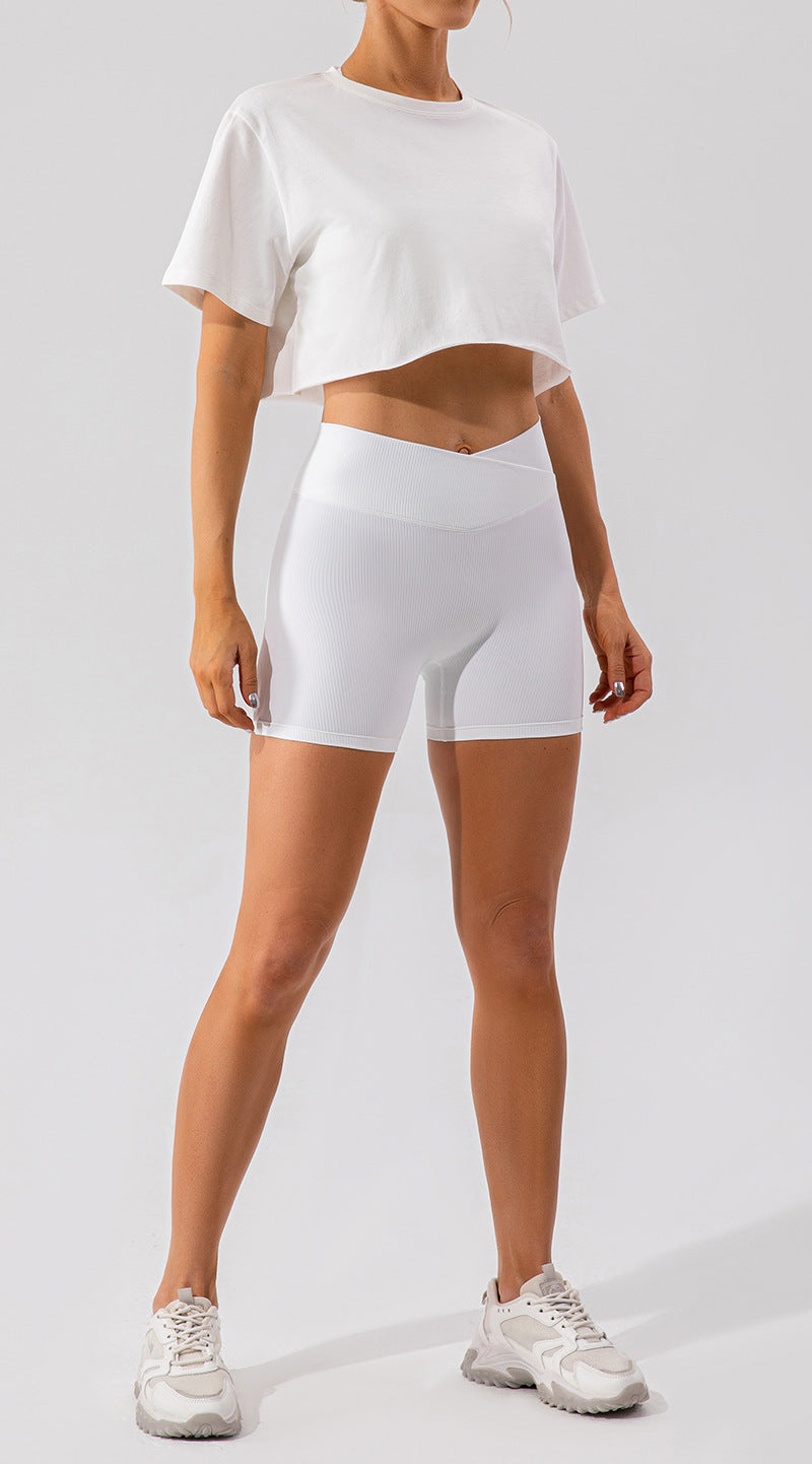 ChicFlow™ Women's Two-Piece Crop Top & Wide Leg Pants Set